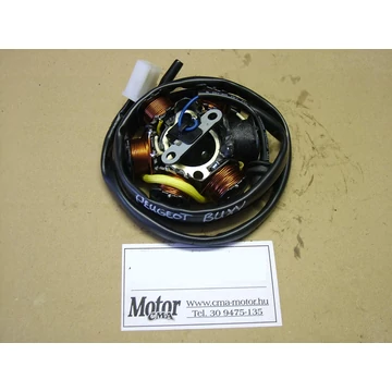 Peugeot Zenith Buxi Herkules Limbo 50 1994-1997 generátor állórész (gyújtás alaplap) Lichtmaschine rotor sator Zündung igniter