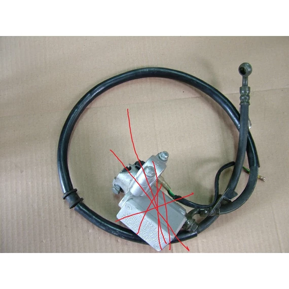 Kymco Agility Sport 50 2005 első fékcső Bremsleitung brake line
