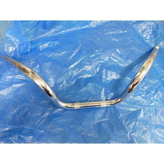 motorkormány Motorradlenker handlebar 19cm magas 74cm széles hátrahajlás 95fok átmérő 25,4 mm 1&quot; zoll / 22mm acél